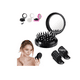 thumbnail image 1 of 10pcs Espejos De Bolsillo Para Maquillaje Portátil Con Peine Xtellar negro, 1 of 4