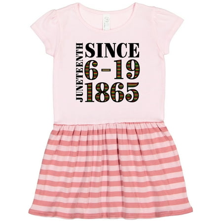 

Inktastic Juneteenth Since 6-19-1865 Gift Toddler Girl Dress