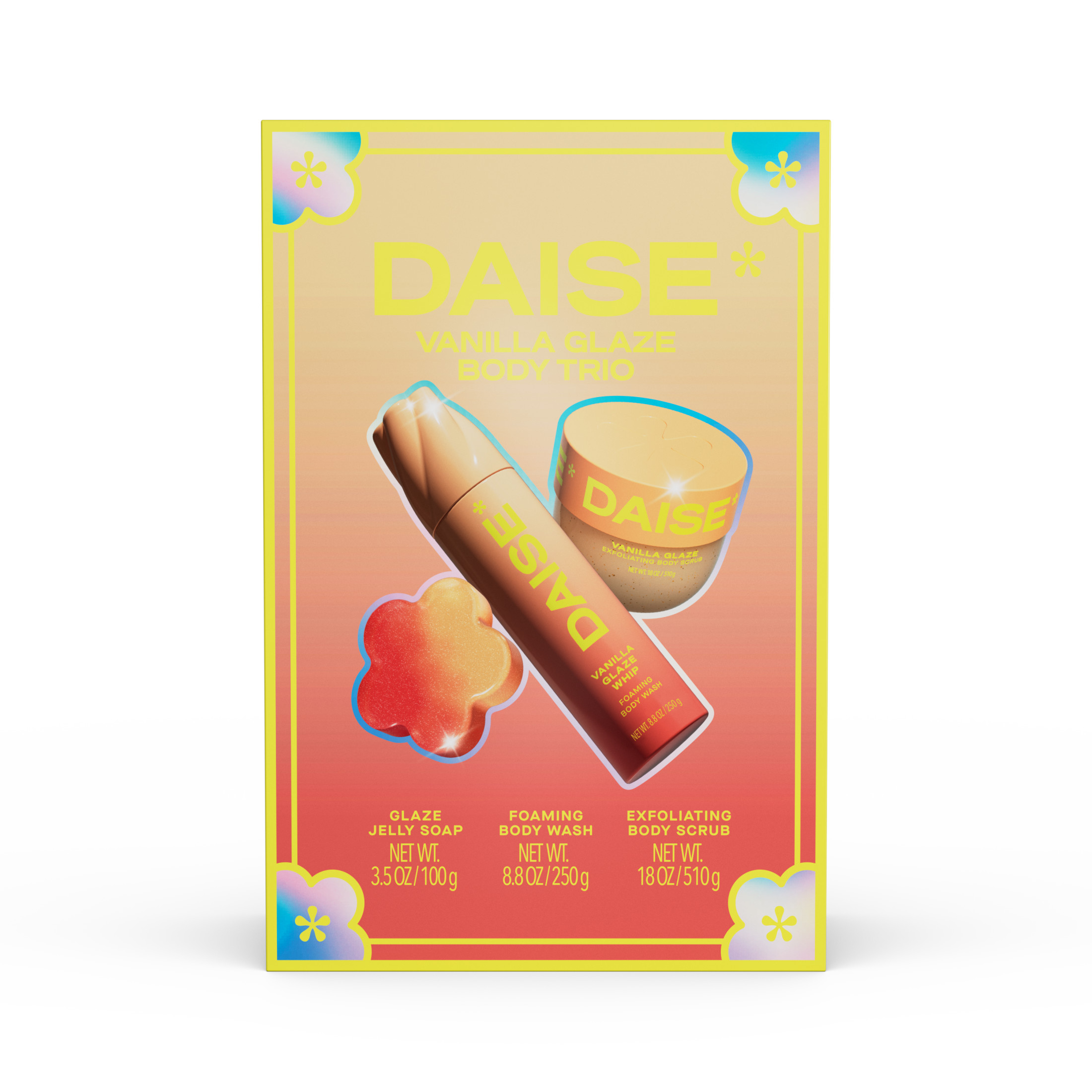 DAISE Vanilla Glaze Body Trio Gift Set