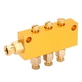 thumbnail image 3 of Adjustable Brass Lube Piston Separator Valve - Oil Distributor (1 in 3 out), 3 of 10