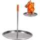 thumbnail image 3 of Dinheiro Brocheta Vertical De Acero Inoxidable Soporte para Asador De Pollo Parrilla para Barbacoa con Bandeja De Goteo para Filete, Pollo, Pescado, CarnePlata1 Piezas, 3 of 4