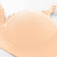 thumbnail image 5 of Ropa interior de sujetador de perspectiva calada cómoda de Color sólido para mujer sin llantas Fridja  nalpqowj34973, 5 of 5