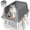 XXL:23.6''×15.7''×14'', variant on Stainless Steel Sifting Litter Box With Lid High Sides Xxl Extra Large Cat For Pine Pellets & Big Cats Sifter Pan System Odor Control Liners Scoop