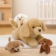 thumbnail image 4 of MaoGoLan 4Pcs Golden Retriever Stuffed Animal 18'' Large Stuffed Dog With 3 Puppies Plush Toy, 4 of 9