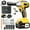 1*Battery + More Accessories + Bag, variant on 20V Cordless Impact Wrench | Drill Kit, Brushless Electric Impact | Drill Set, Impact Wrench Drill, Equipped with 4000mAh Battery, Toolbox, Charger, Socket And Complete Accessories. Suitable for Men