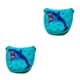 thumbnail image 1 of Naiovety Mazo de Golf Putter Head Cover Cierre Bordado para Palo de Golf Elegante y Protector Media Redonda - Sea Blue Shark Media caña - Tiburón azul marino 2Conjunto, 1 of 1