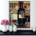thumbnail image 3 of Un Reflet de la Bouteille de Vin II - Nourriture et Boisson Encadrée Toile, 3 of 3