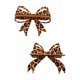 thumbnail image 1 of Leopard Print Bow Wall Shelf Decorative Hanging Jewelry Rack Wall Storage Rack, 1 of 5