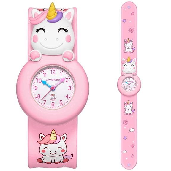 3D Cartoon Kids Watch Rainbow Dial Waterproof Watch for Girls Adorable Cartoon Watch for Girls Age 4-12 - The Perfect Fun Gift