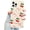Creamy Whites, variant on Coquette Bow Phone Case for iPhone 13, Cute Cherry Red Ribbon Bow Aesthetic Soft Case for Women Girls - Beige White
