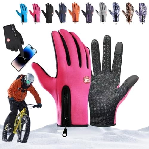Ultimate Waterproof & Windproof Thermal Non-Slip Gloves, Thermal Touch Screen Windproof Gloves for Winter Outdoor Cycling