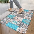 thumbnail image 3 of Bohemian Retro Geometric Design (3) Door Mat Welcome Door Mat for Front Door, Home Entrance, Yard, Floor, Patio, Non Slip Spring Summer Welcome Mat Indoor Outdoor Doormat 30"*17", 3 of 6