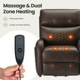 thumbnail image 5 of COLAMY Ascend Dual Motor Power Lift Recliner Chair with Massage and Heat for Elderly People, USB Charging Ports, Dark Brown, 5 of 13