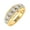 Yellow, variant on 1/2 Carat Diamond Wedding Band Ring in 925 Sterling Silver - IGI Certified (Ring Size 6.25)