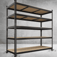 thumbnail image 5 of TrumanPick Heavy Duty Storage Shelves 3500LBS Metal Garage Storage Rack Utility Adjustable Shelving 48"W x 24"D x 71"H,Black, 5 of 11
