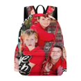 thumbnail image 1 of Pequeño Almuerzo-theme Backpack, Campus style schoolbag Bookbag with Adjustable Shoulder Straps And Large Zip Compartment, Unisex Travel Bags.42x30x15cm, 1 of 6