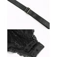 thumbnail image 5 of Avidlove Lingerie for Women Lace Bodysuit Snap Crotch One Piece Underwear(Black,L), 5 of 6