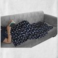 thumbnail image 5 of Magic Moon Soft Flannel Fleece Throw Blanket, Fairy Flying over Crescent Moon Repetitive Print, Cozy Plush for Indoor and Outdoor Use, 50" x 60", Quartz Multicolor, by Ambesonne, 5 of 5