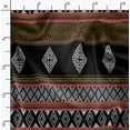 thumbnail image 2 of Soimoi Polyester Fleece Black Fabric By the Yard - 56 Inch Wide - Ethnic Geometric Material - Artistic and Modern Patterns for Various Uses Printed Fabric, 2 of 6