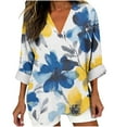 thumbnail image 2 of Neewe Womens Long Sleeve Shirts Casual Summer Fashion Ladie Tops Loose Fit Spring Lightweight Clothes Beach Vacation, 2 of 5