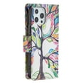 thumbnail image 7 of Wallet Case for iPhone 13 Pro Max, PU Leather Flip Folio Magnetic Closure Slim Shell Dual Layer Heavy Duty Protective Bumper Card Holder Wrist Strap for Apple iPhone 13 Pro Max,Tree, 7 of 7
