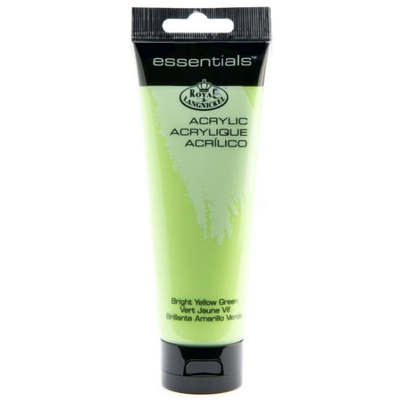 UPC: 0090672063601 | Royal & Langnickel Essentials 120ml Acrylic Paint Tube – Bright Yellow Green