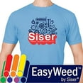 thumbnail image 3 of Siser EasyWeed Heat Transfer Vinyl HTV for T-Shirts 12 x 12 Inches 5 Precut Sheets (Powder Blue), 3 of 3