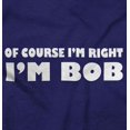 thumbnail image 2 of Course Im Right Im Bob Zip Hoodie Sweatshirt Men Brisco Brands L, 2 of 6
