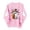 Pink Sweatshirts, variant on Jsaierl Halloween Sweatshirts for Women Spooky Ghost Print Pullovers Fall Holiday Round Neck Long Sleeve Sweater Tops Halloween Party Supplies, Sizes XS-XL