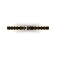 thumbnail image 1 of 0.57 ct Brilliant Round Cut Natural Onyx 18K Yellow Gold Stackable Band SZ 5, 1 of 6