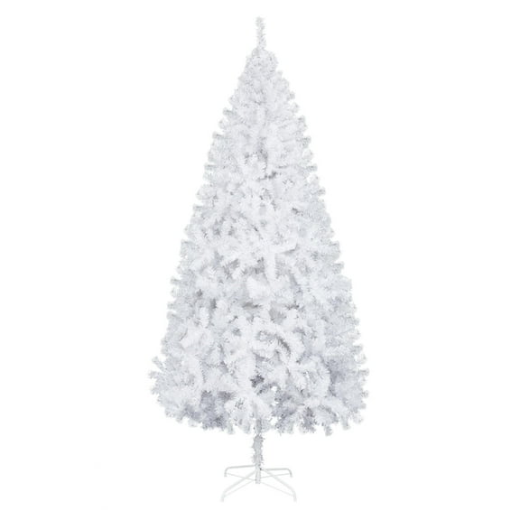 8ft Flocking Tied Light Christmas Tree