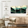 thumbnail image 5 of Elephant Stock Mountain Landscape Abstract Wall Art - Horizontal Multi Panel Canvas - Living Room Wall Decor - Abstract Multi Panel - Gray And Blue Decor - 56" x 27", 5 of 8