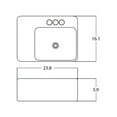 thumbnail image 2 of American Imaginations AI-28303 23.8 in. Rectangle Wall Mount White Vessel for 3H4 in. Right Drilling, 2 of 3