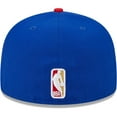 thumbnail image 4 of Men's New Era Royal/Red Philadelphia 76ers Gameday Gold Pop Stars 59FIFTY Fitted Hat, 4 of 5