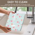 thumbnail image 4 of Placemat, Pioneer Flower Floral Print Pattern Place Mats Table Mat Set Of 2, PVC Washable Placemats for Party Kitchen Dining Decoration, 18x12 Inch, Fade Resistant, 4 of 6