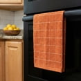 thumbnail image 2 of Unique Bargains 2Pcs Highly Absorbent Cotton Reusable Dish Cloths Caramel 25" x 15", 2 of 5