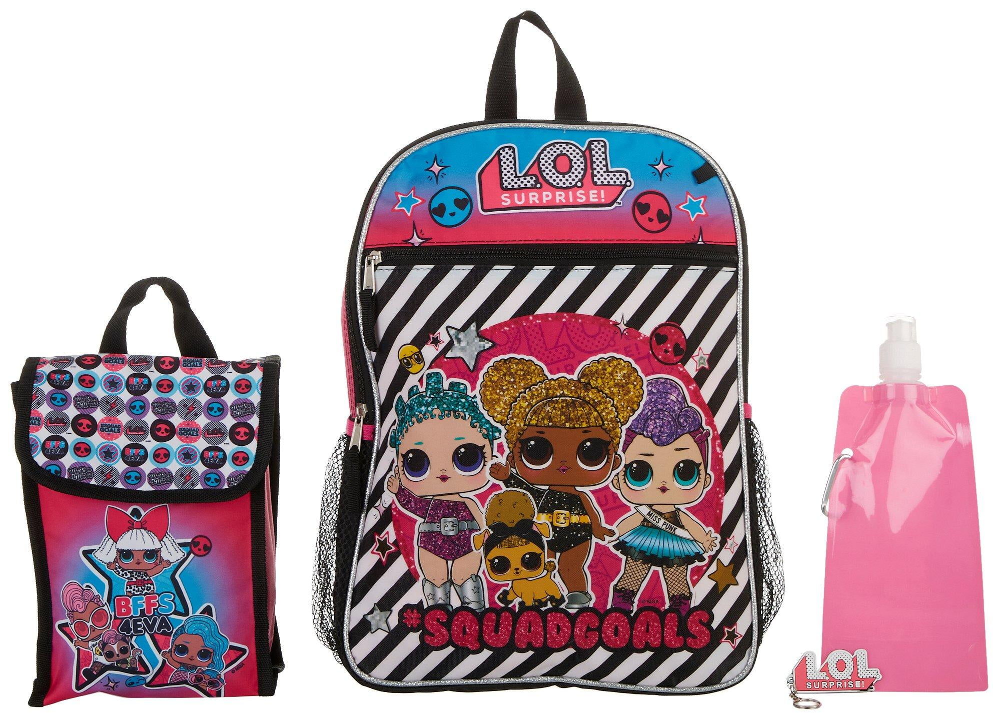 LOL Surprise Squad Goals Backpack One Size Pink/black