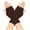 Coffee, variant on Xfvqtps Fingerless Gloves for Womens Thumb Hole Rhombus Medium Length Arm Warmer Knitting Crochet Solid Color Fashion Thermal Warm Winter Mittens Red