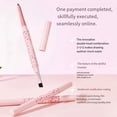 thumbnail image 5 of Waterproof Dual Ended Eyeliner Pen for Long Wear, Smudge Proof Liquid and Pencil Combo, Intense Black Precision Tip for Cat Eye Look, Tube for All Day Hold, 5 of 7