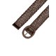 thumbnail image 2 of Cinturones delgados de hebilla redonda de metal de color sólido para mujer INSPIRE CHIC Café, 2 of 4