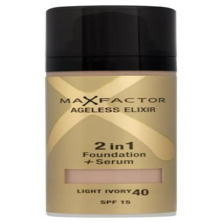 max factor ageless elixir 2 in 1 foundation light ivory max factor ageless elixir 2 in 1 foundation light ivory