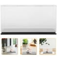 Miangastore Clear Acrylic Display Case with Black Base for Collectibles