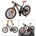 thumbnail image 1 of 1:10 Mini Racing Bicycle Mountain Finger Bike Bicycle Miniature mountain Toys Model Decoration Crafts Orange, 1 of 8