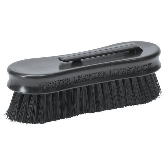 Weaver Leather Small Pig Face Brush Black