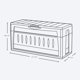 thumbnail image 4 of Armario Gabinete Baúl Grande Plástico Exterior Rimax Wengue, 4 of 4