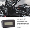 thumbnail image 3 of Bearachild Battery Meter White Light Plastics Vehicle Gauge Module Indicator Volt Capacity Supplies Function Alarm Tester for Household Type2 NO2, 3 of 5