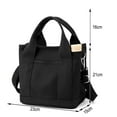 thumbnail image 2 of Bolso de mano pequeño con cremallera bolso de mano para mujer bolso bandolera de lona bolso de hombro bolso de mensajero bolso de mano para mujer, 2 of 7