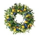 thumbnail image 4 of Corona artificial, corona de puerta para colgar, decoración, corona de flores para el hogar, Diámetro 35cm, 4 of 9