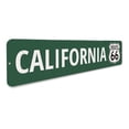 thumbnail image 3 of California Route 66 Novelty Sign, Metal Wall Decor - 4x18 inches, 3 of 4