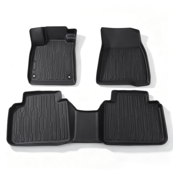 Findmall 3D TPE Non-Slip Floor Mat 2 rows with 3 pieces replacement for Honda Accord 2023-2026